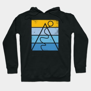 Mountain Sunset Vinatge Hoodie